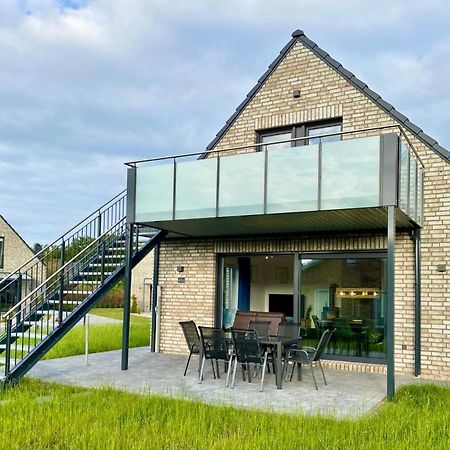 Ferienhaus Panoramadeck Am Harkebruegger See Mit Sauna Und Kamin Villa Barssel  Exteriör bild